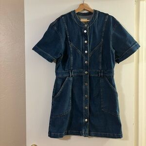 SÉZANE DENIM MINI DRESS